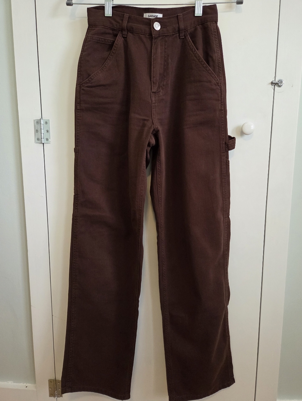 Garage Chocolate Brown Carpenter Pants 00